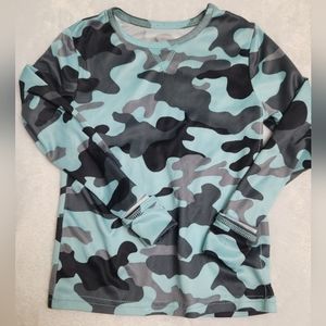 Cuddl duds blue camo shirt